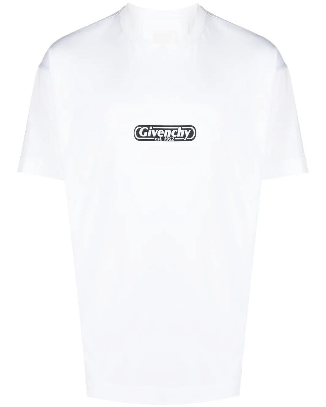 Givenchy White Standard Logo-print Cotton-jersey T-shirt for men