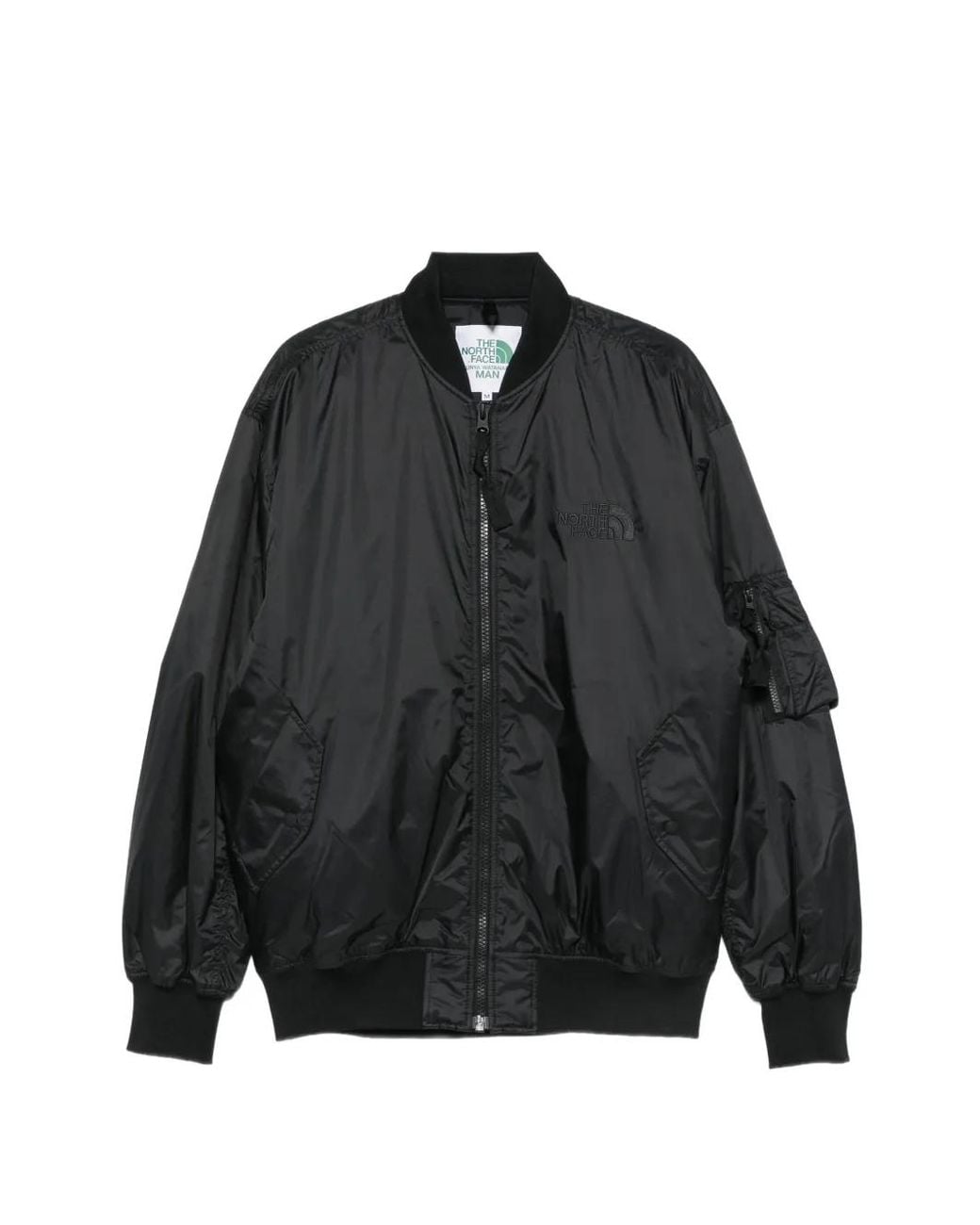 Junya Watanabe Black Logo-Embroidered Bomber Jacket for men