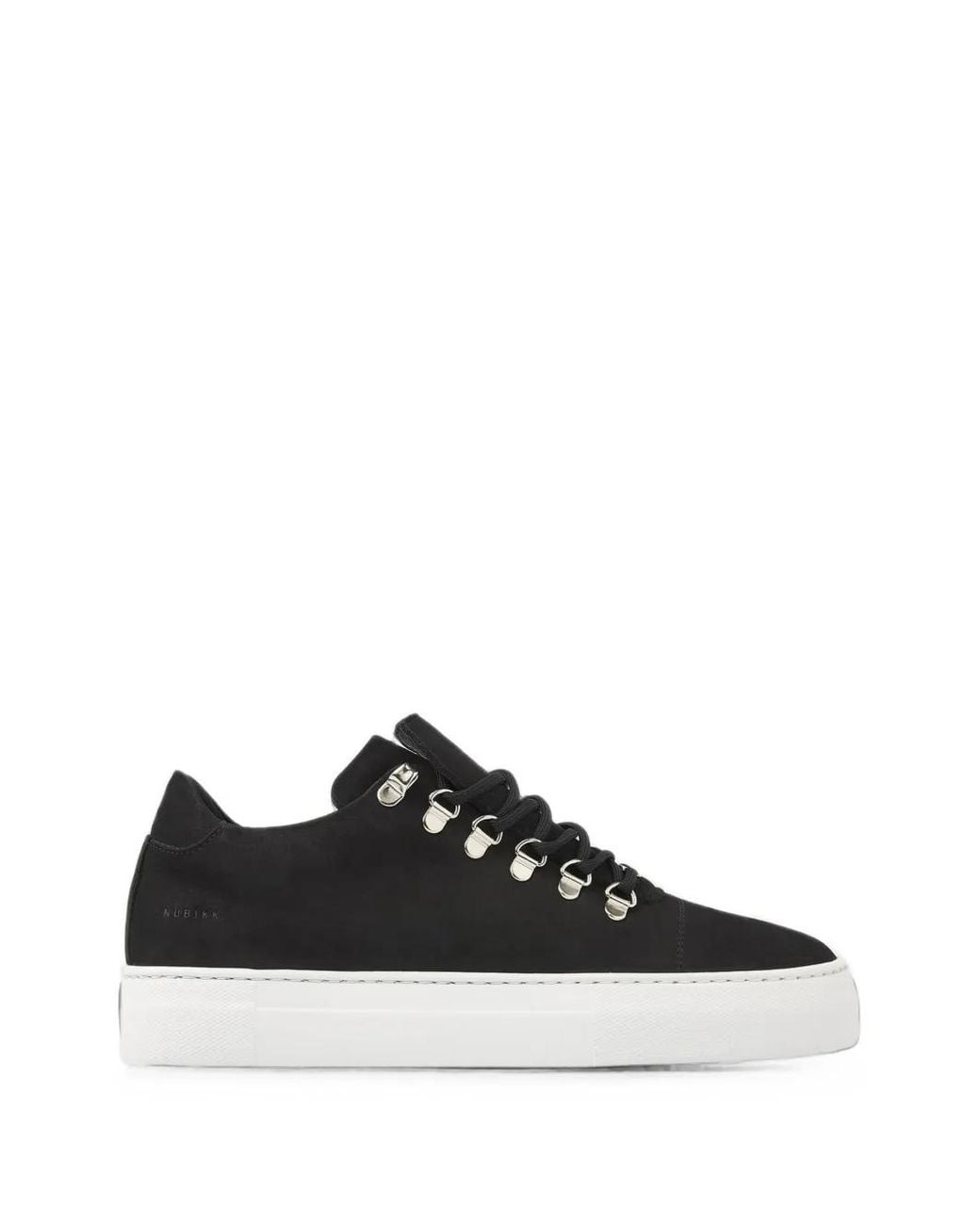 Nubikk Black Jagger Classic Lace-Up Sneakers for men