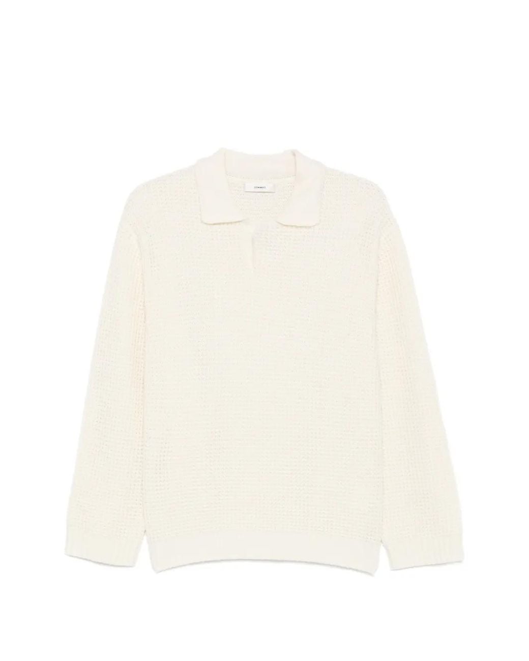 Commas Pullover Mit Waffelstrick-Muster in White für Herren