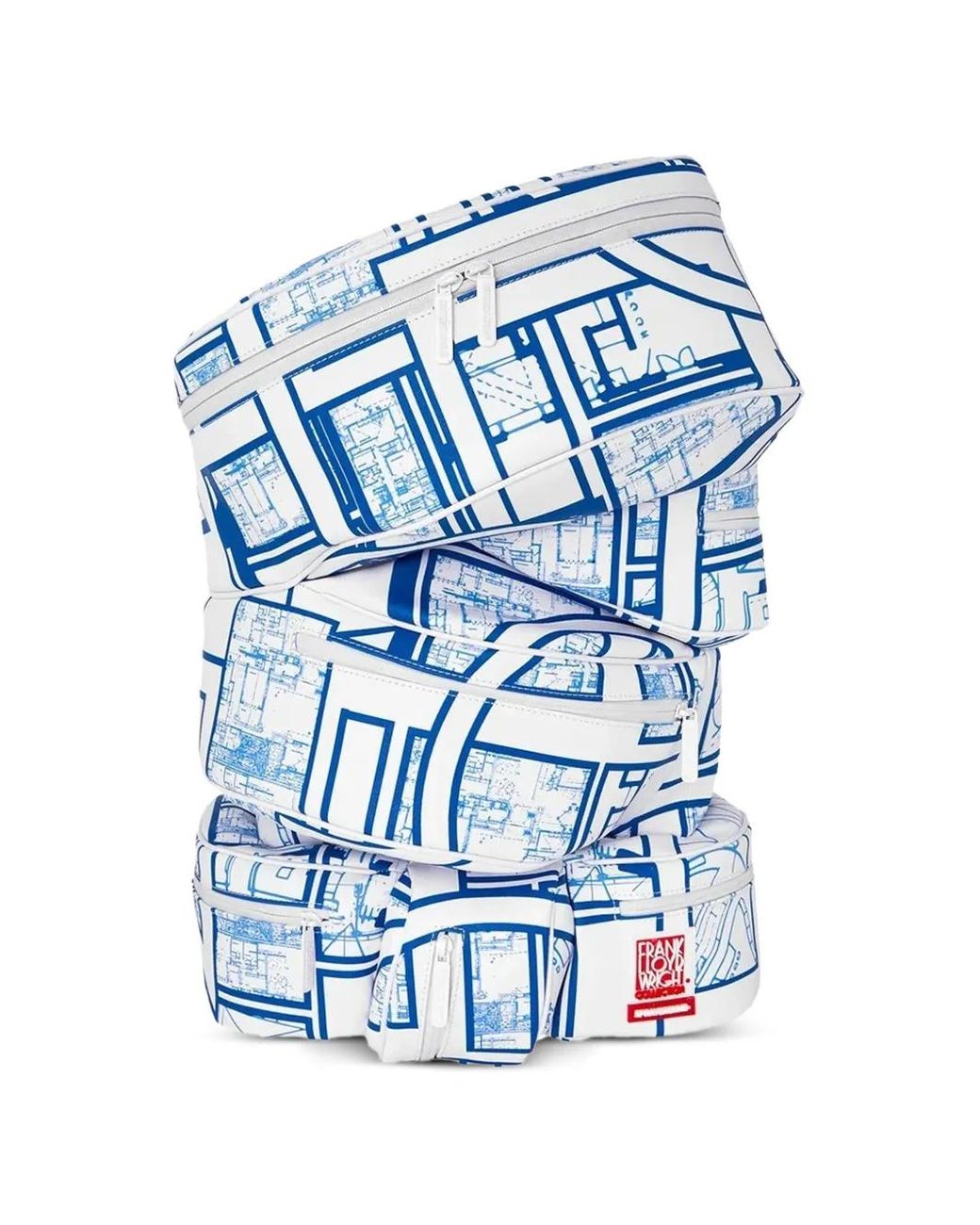 Sprayground Blue X Frank Lloyd Wright-2 Backpack for men