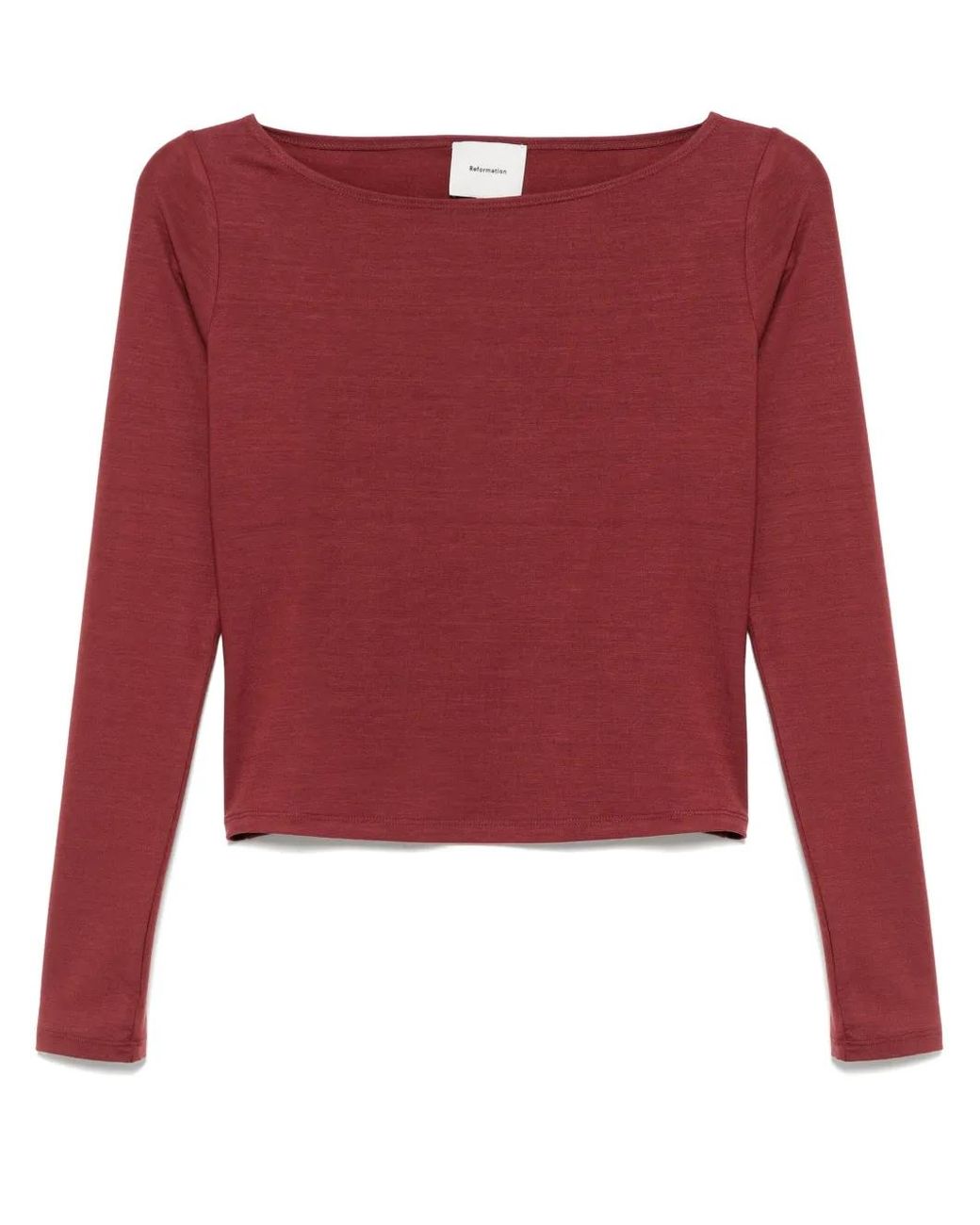Reformation Red Wiley Top