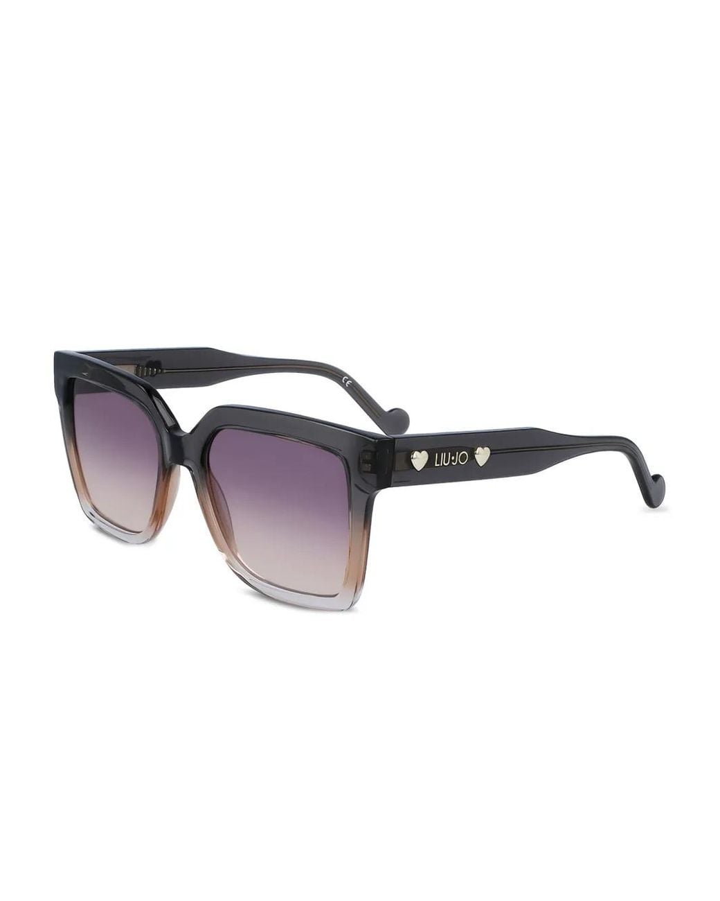 Liu Jo Gray Heart-Stud Sunglasses