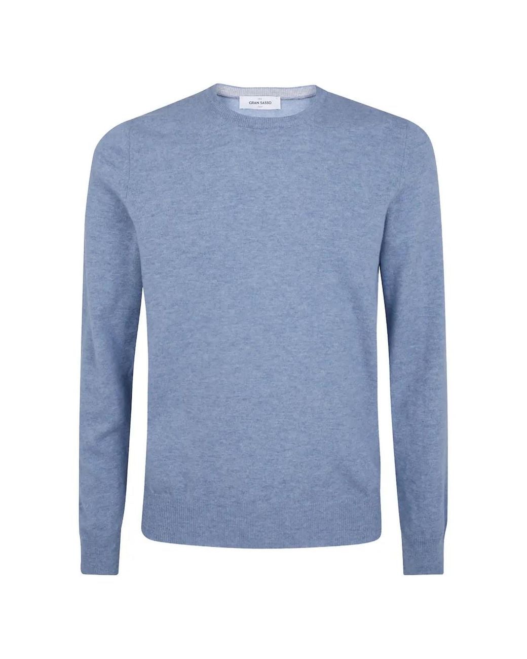 Gran Sasso Blue Crew-Neck Sweater for men