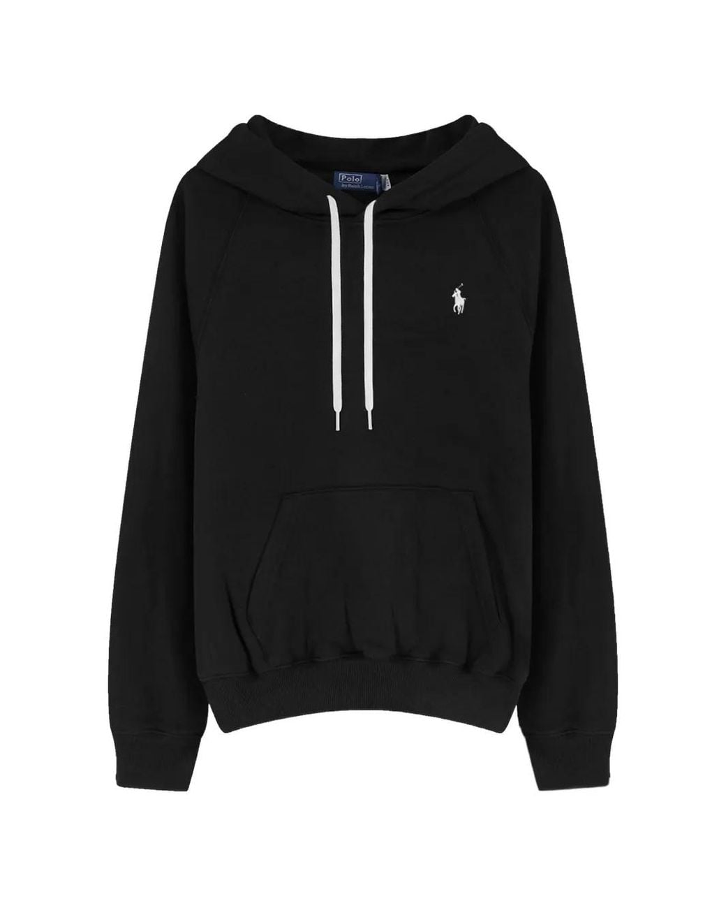 Polo Ralph Lauren Black Polo Pony Drawstring Hoodie