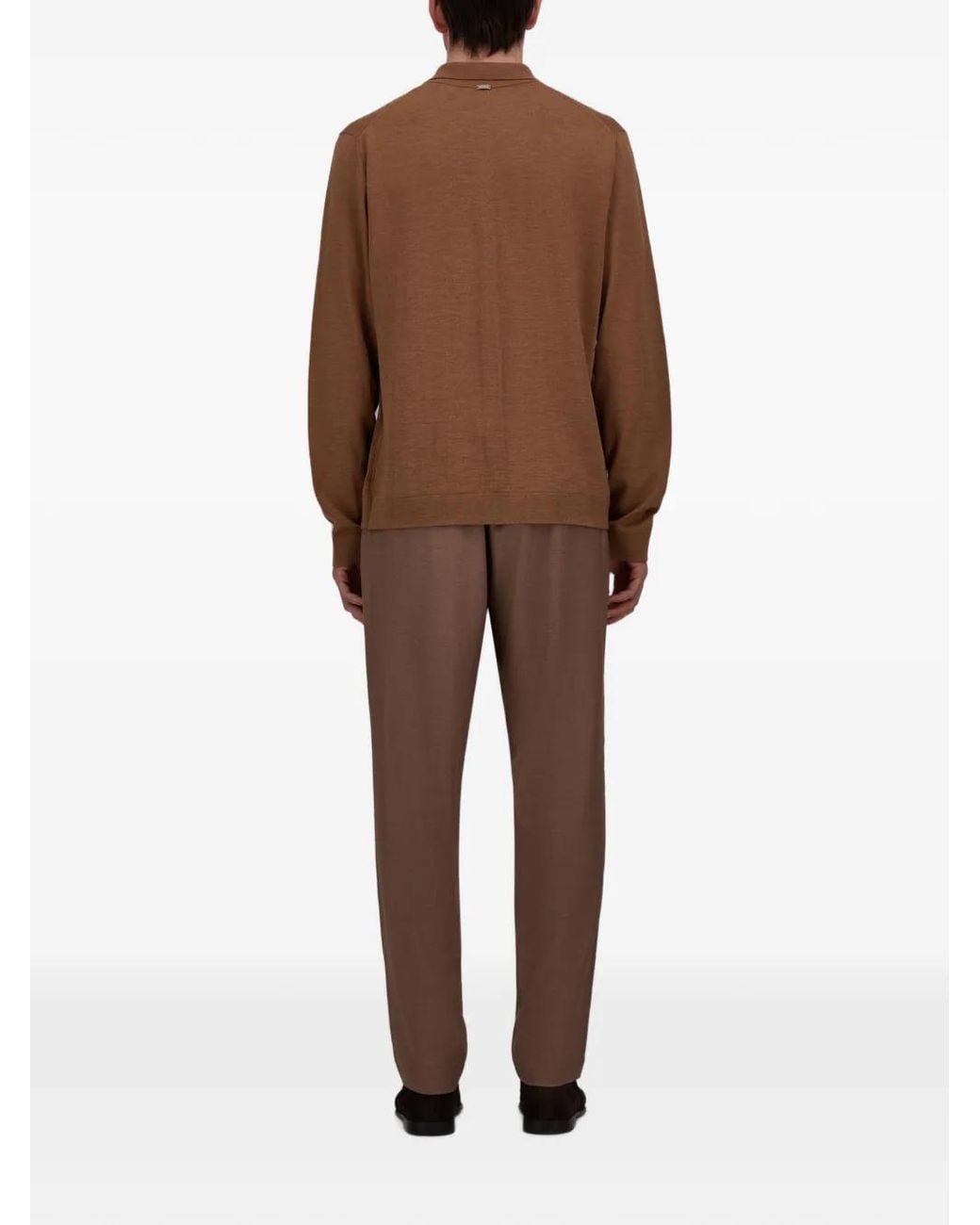 Cardigan di Herno in Brown da Uomo