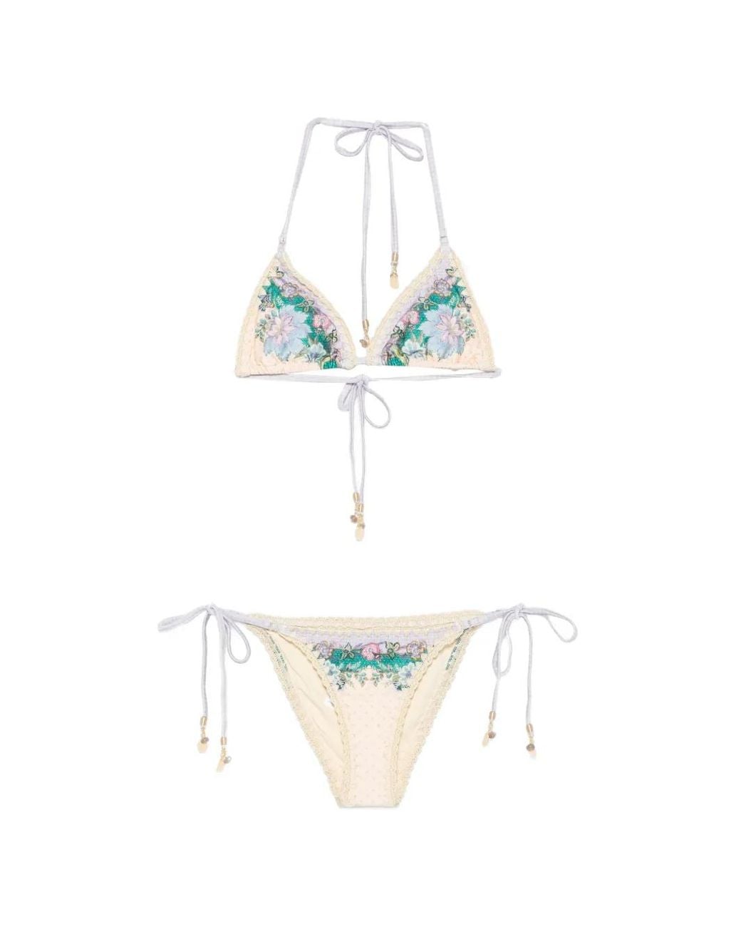 Zimmermann White Floral Swimwear
