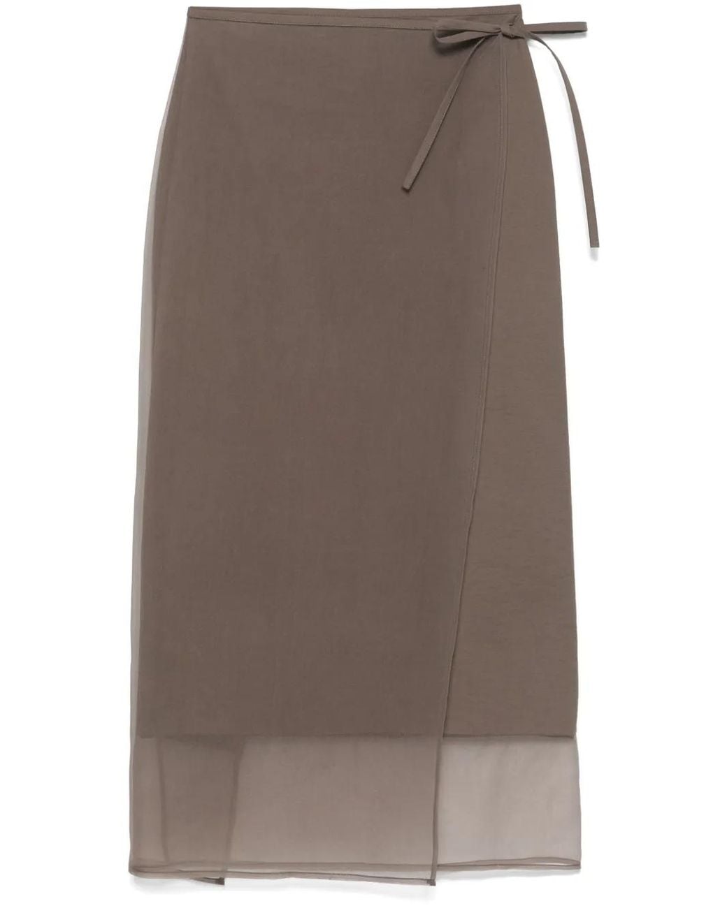 Brunello Cucinelli Brown Skirt