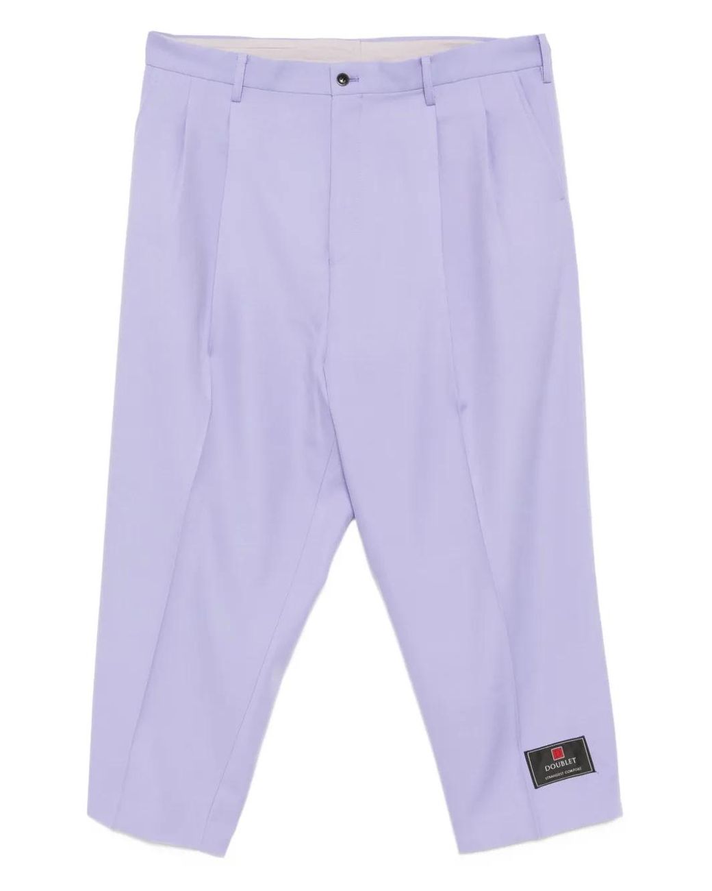 Doublet Blue Common-Cutting Trousers for men