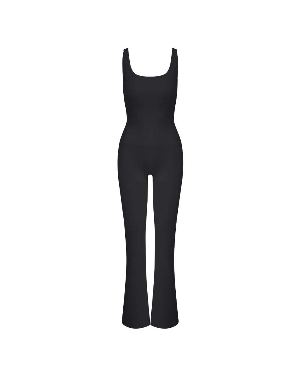 AMADAWEAR Black Anastasia Flare-Leg Jumpsuit