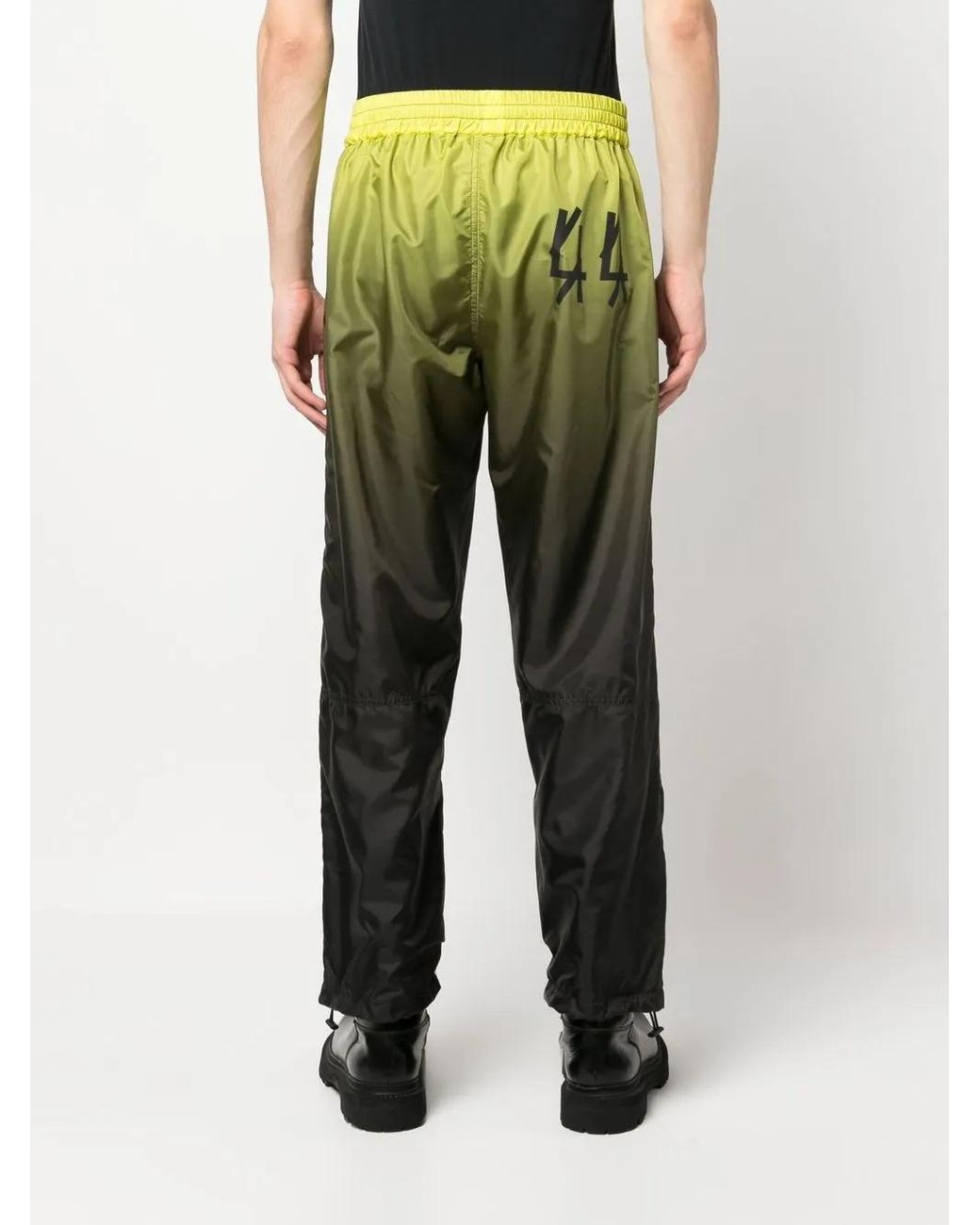 44 Label Group Green Gradient-Effect Track Pants for men