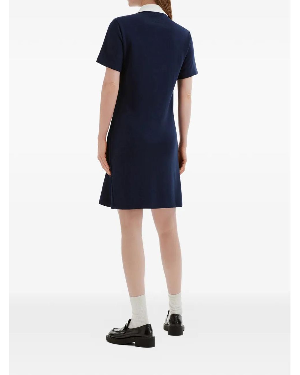 Chocoolate Blue Robe-Polo Courte À Coupe Évasée