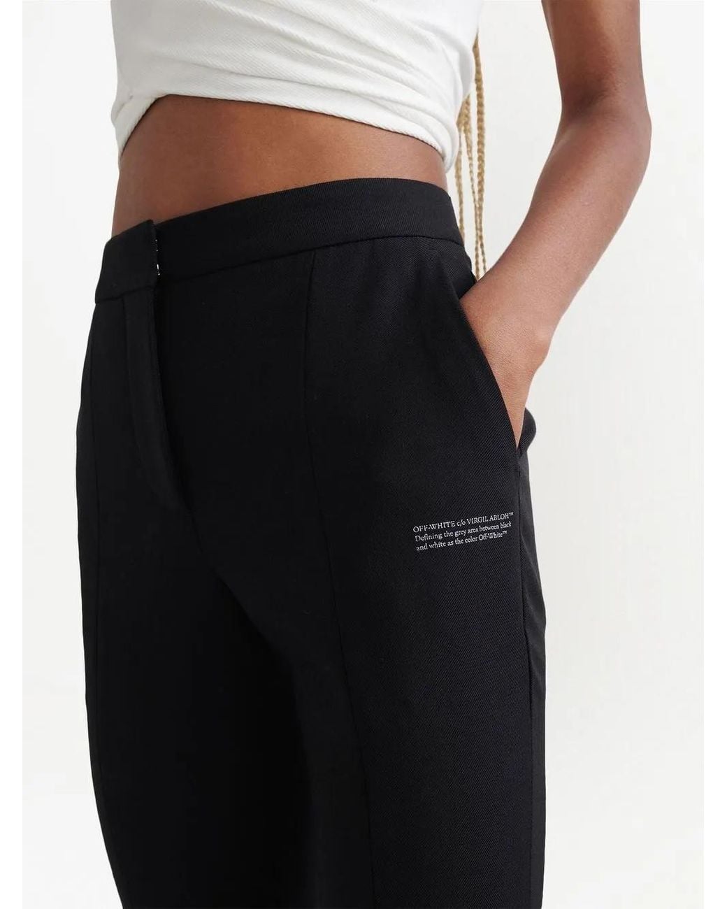 Off-White c/o Virgil Abloh Black Tailored Trousers