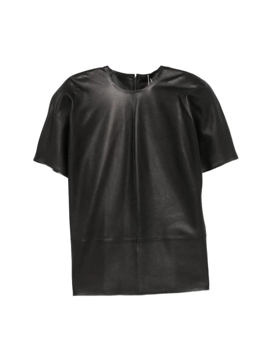 Totême Black Cocoon Leather Top