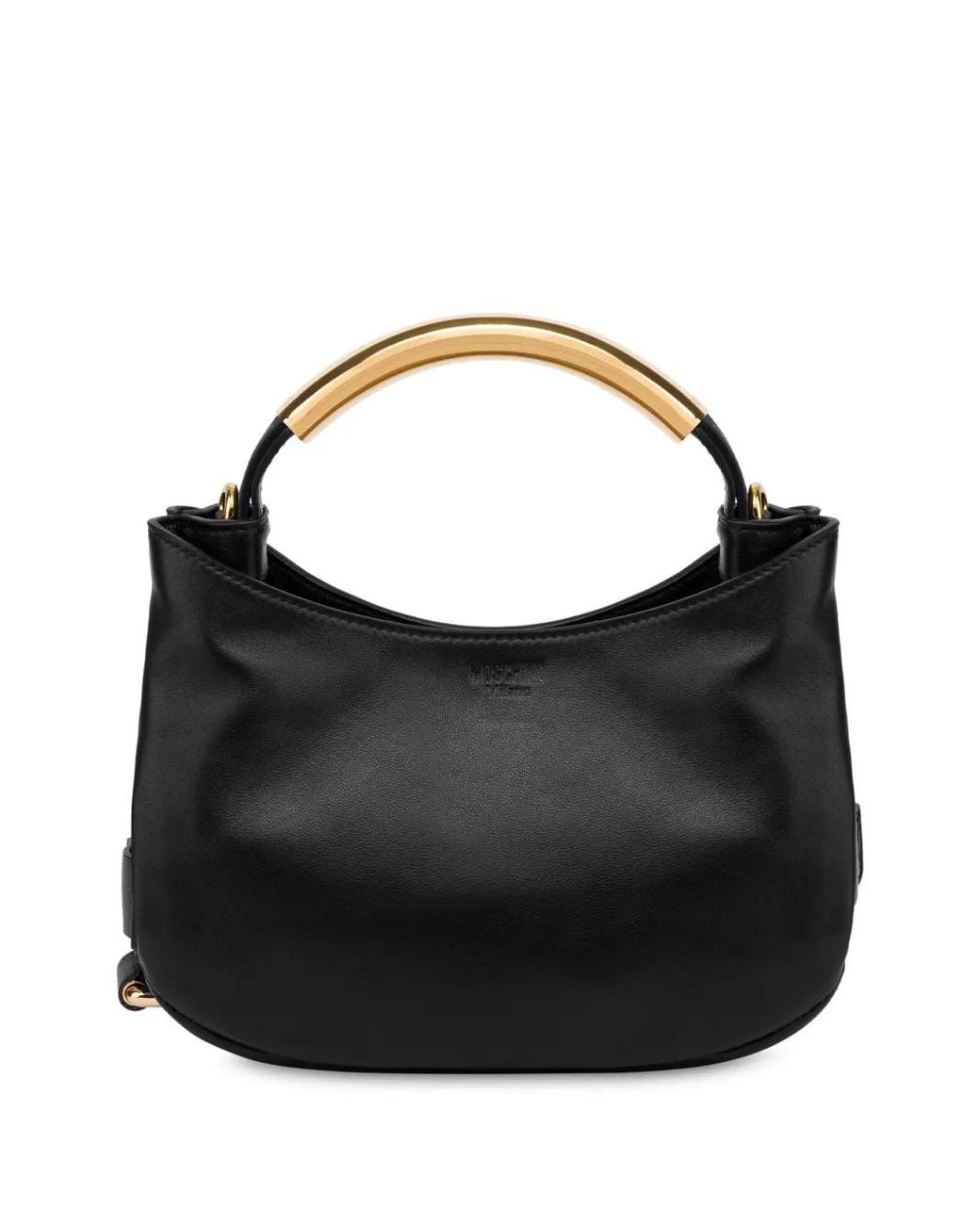 Moschino Black Small Handle Me Tote Bag