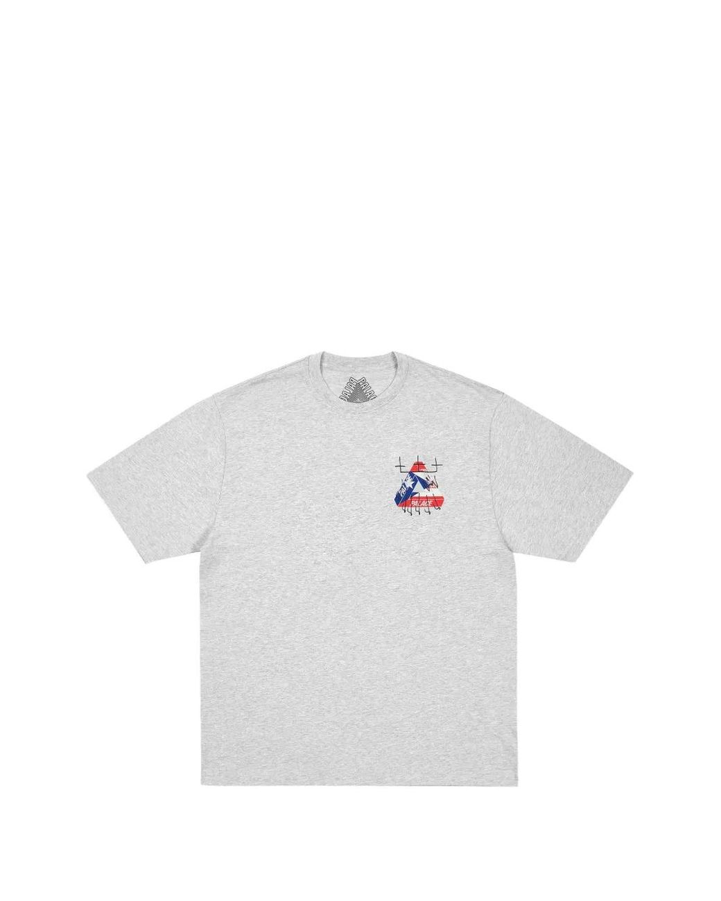 Palace White Graphic-Print T-Shirt for men