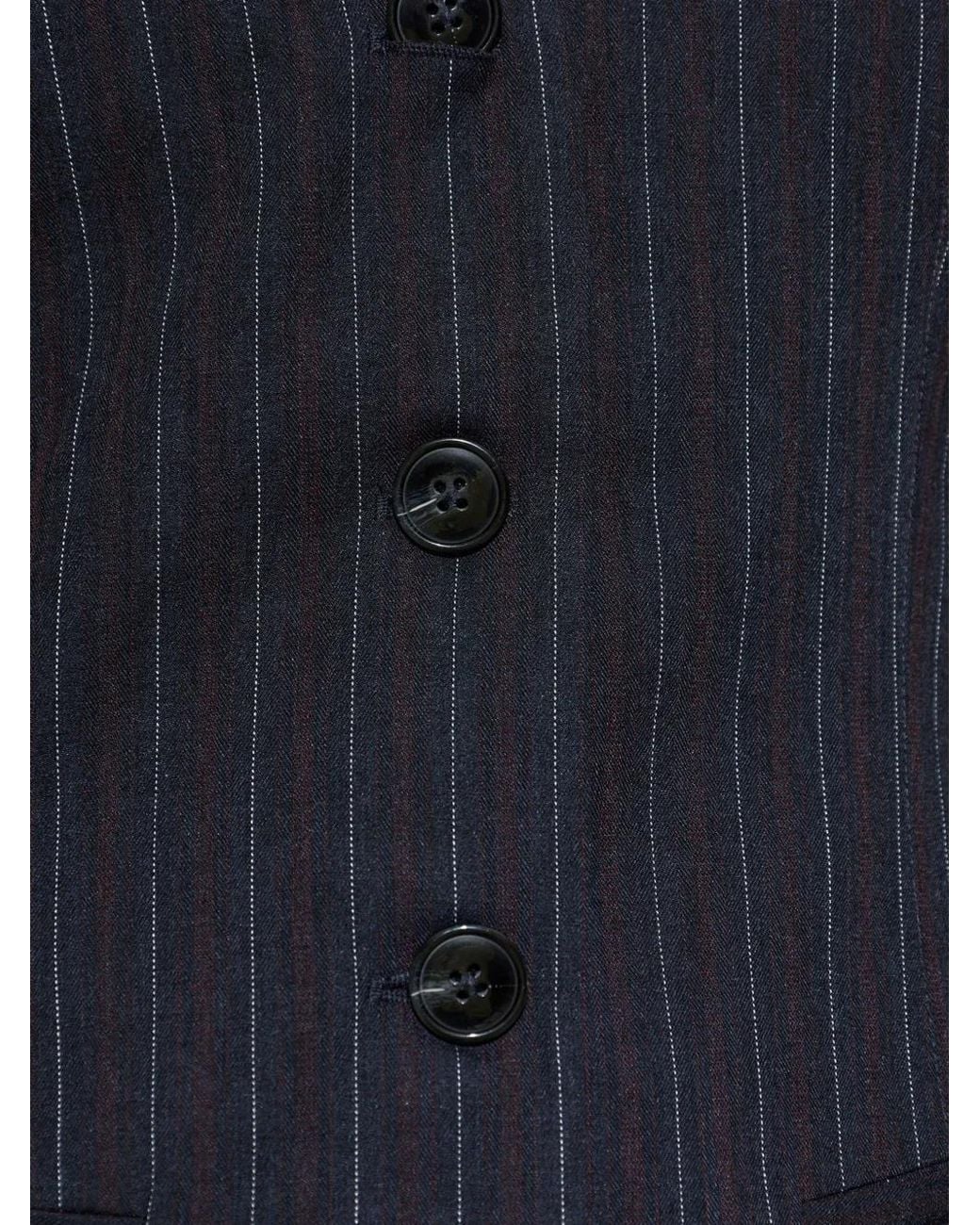 Baum und Pferdgarten Blue Botilma Pinstripe-Pattern Blazer