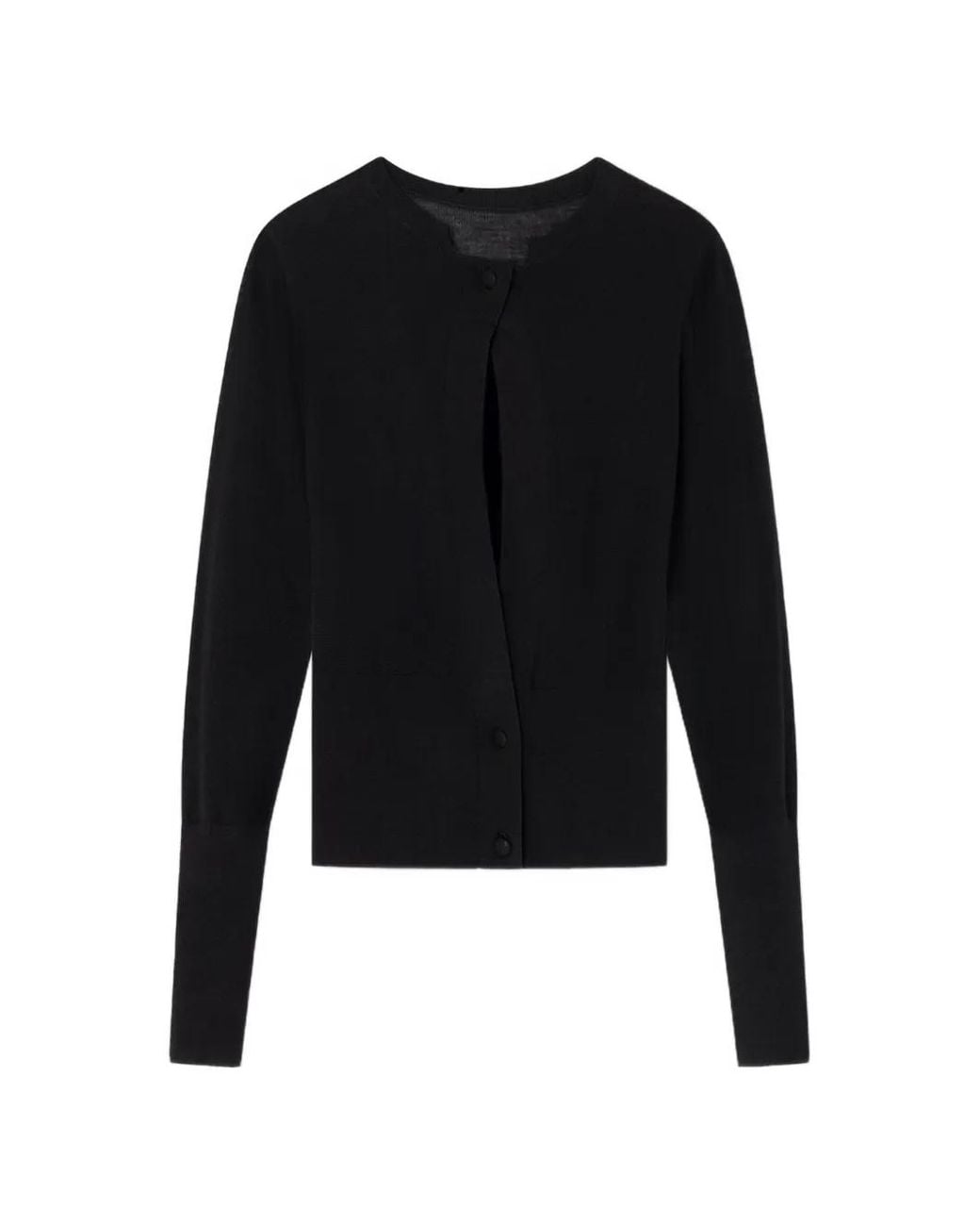 GIMAGUAS Black Ximena Button-Fastening Cardigan