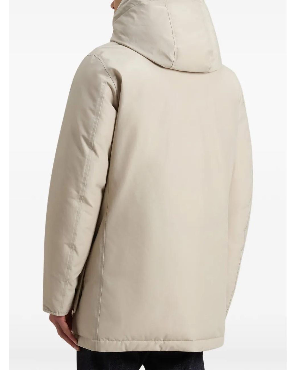 Woolrich White Arctic Parka for men