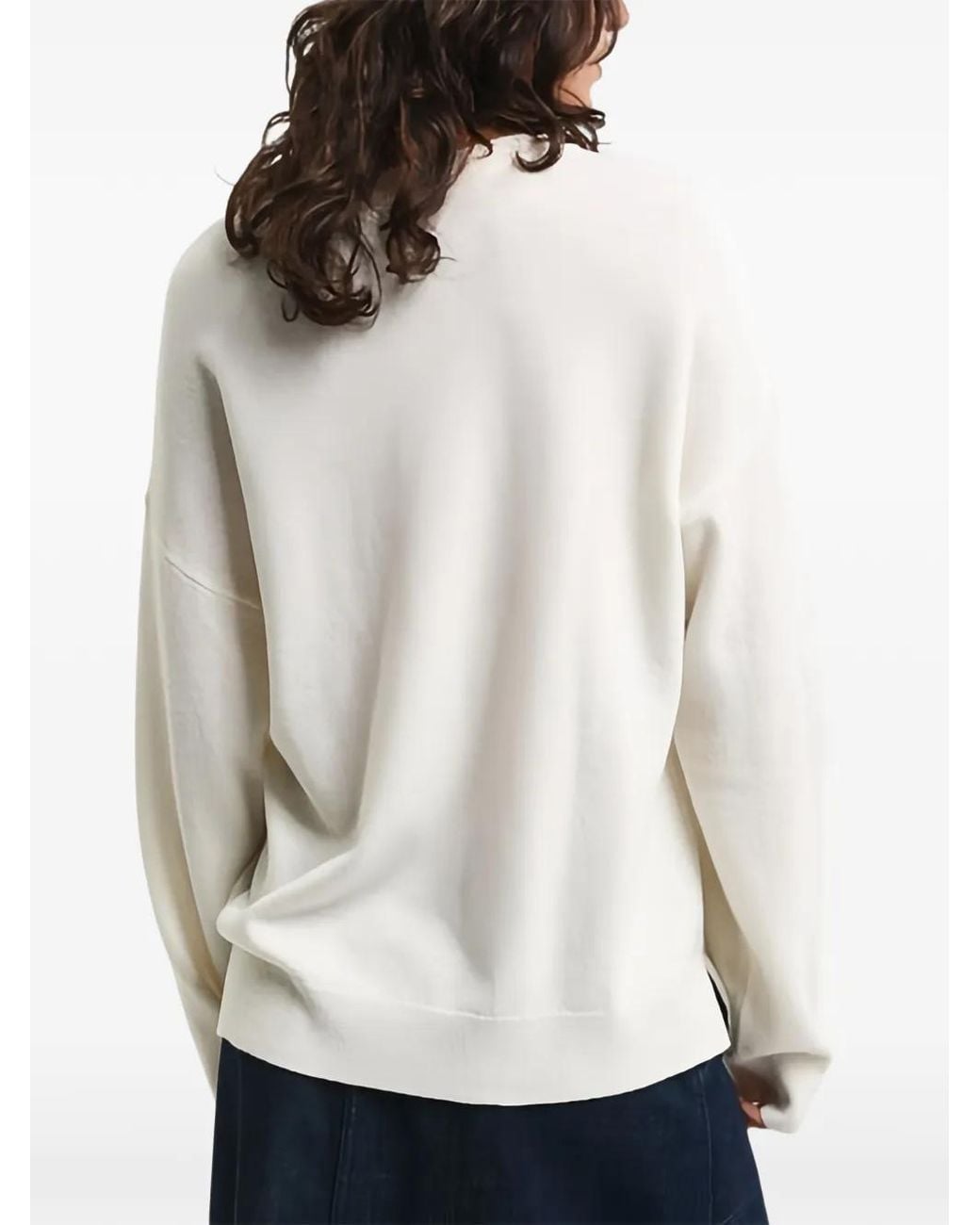 Gant White Crewneck Knitwear