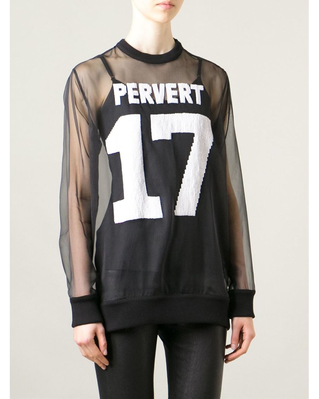 Givenchy 'pervert 17' T-shirt in Black | Lyst