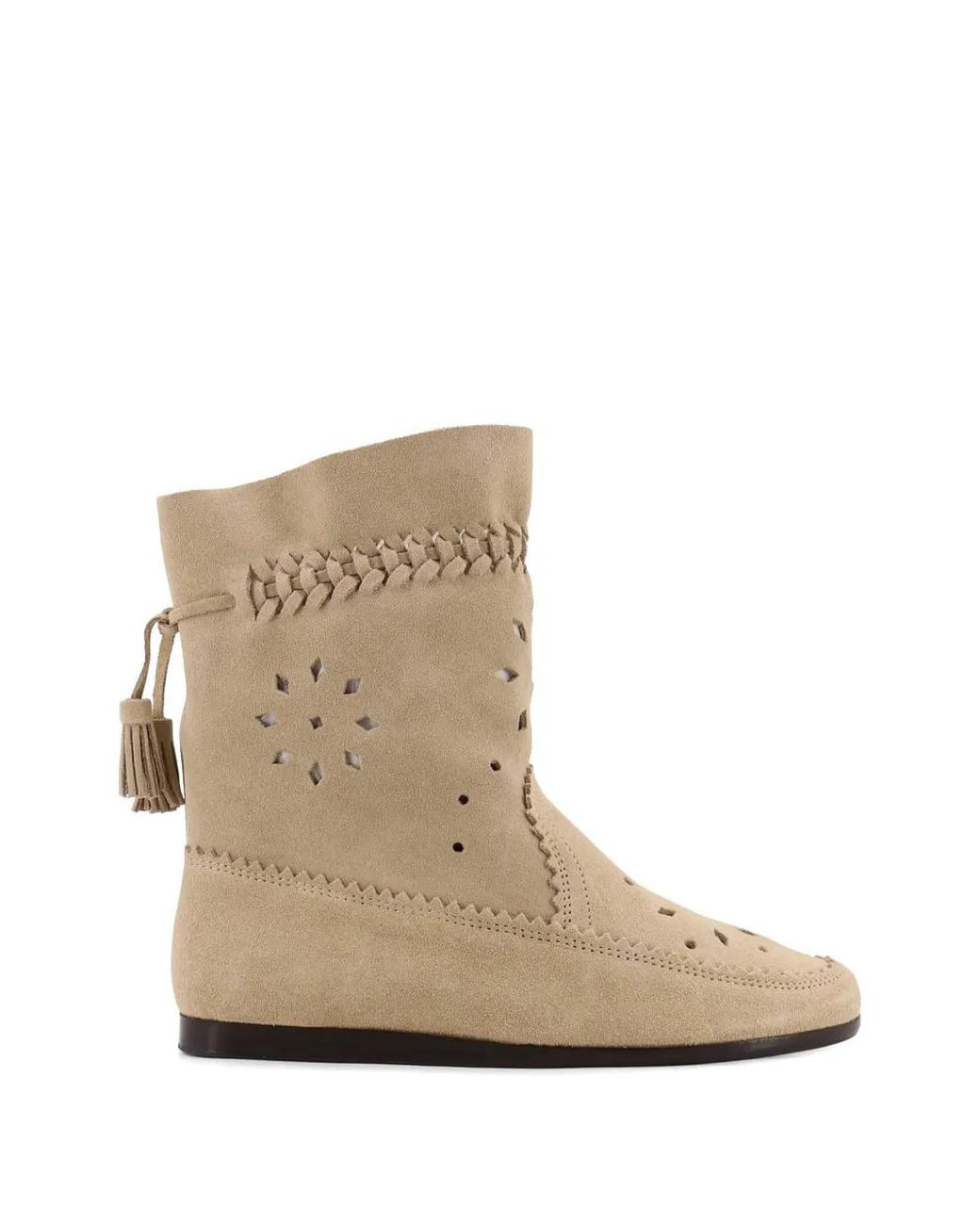 Isabel Marant Natural Woosta Leather Boots