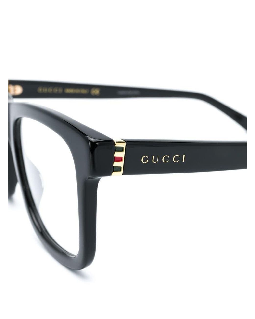Gucci Bril Met Rechthoekig Montuur in het Zwart voor heren | Lyst NL