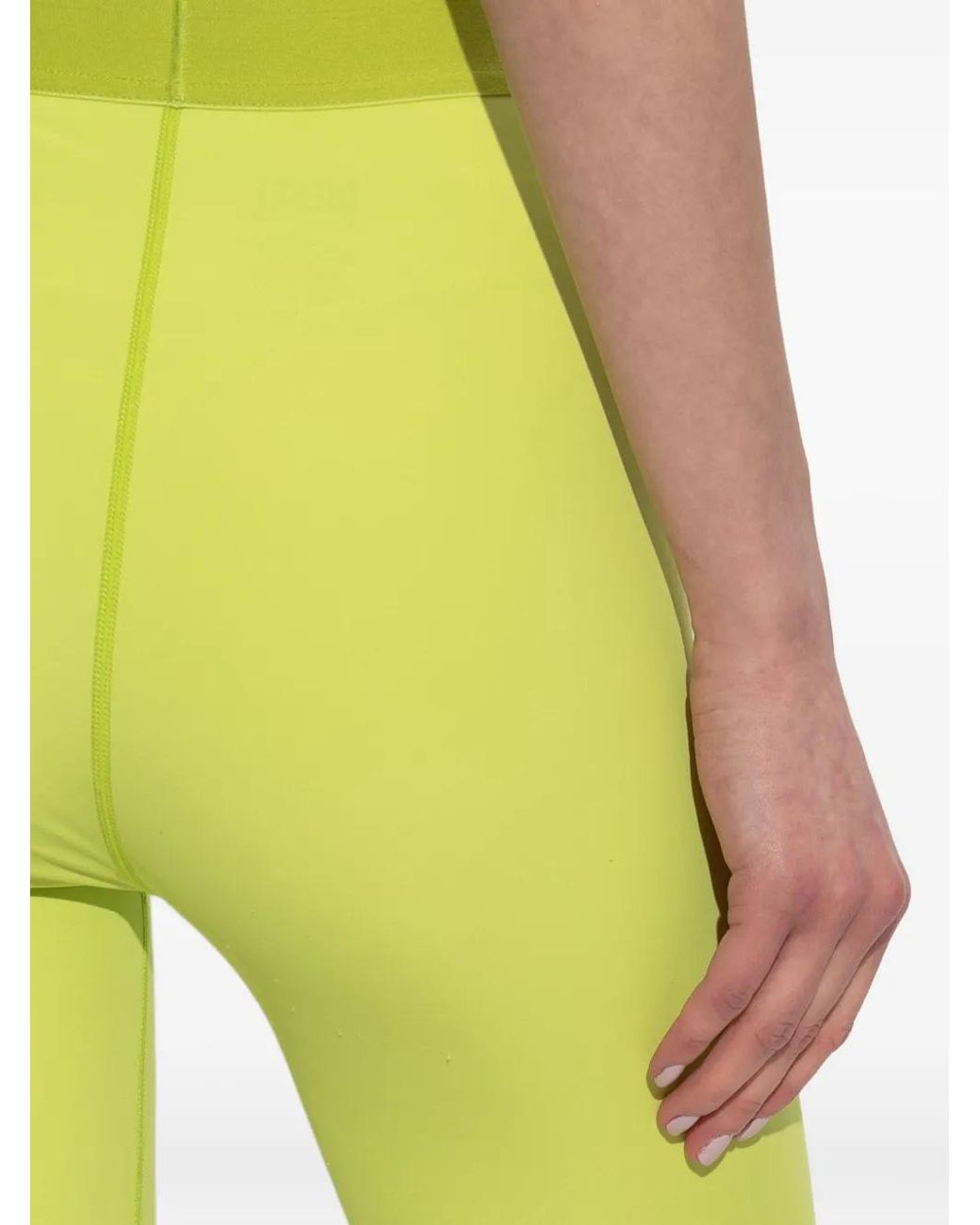 DIESEL Yellow Adeline Logo-Waistband Leggings