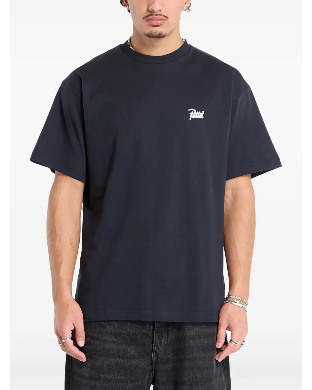 PATTA Blue Lighter Graphic T-Shirt