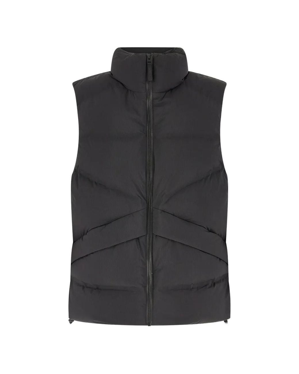 ALPHATAURI Black Olaven Quilted Gilet for men