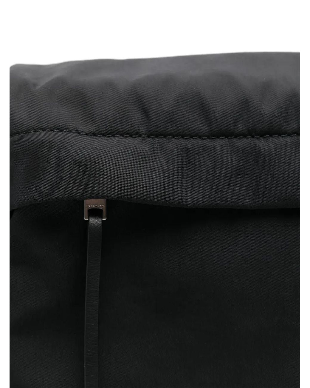 Jil Sander Black Soft Messenger Bag for men