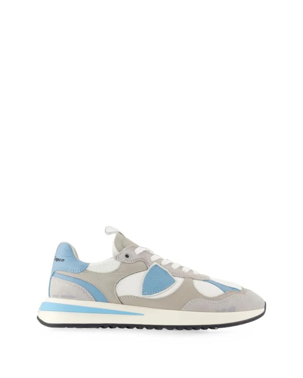 Philippe Model White Olympique Panelled Leather Sneakers for men