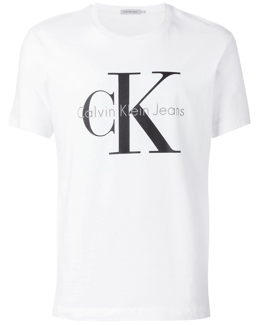 Overname maat bak Calvin Klein Logo Print T-shirt in Black for Men | Lyst