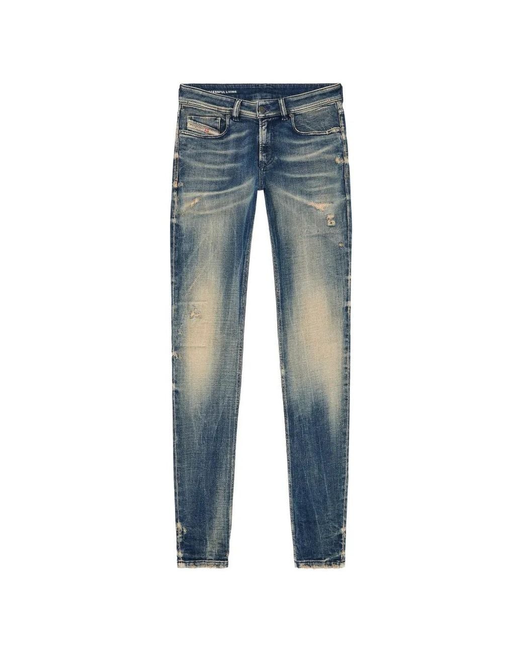 DIESEL Blue Skinny Jeans Low Waist 1979 Sleenker for men