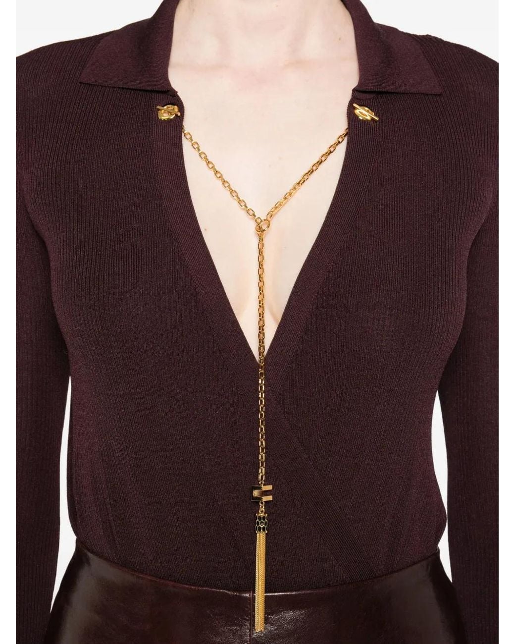 Elisabetta Franchi Purple Bodies
