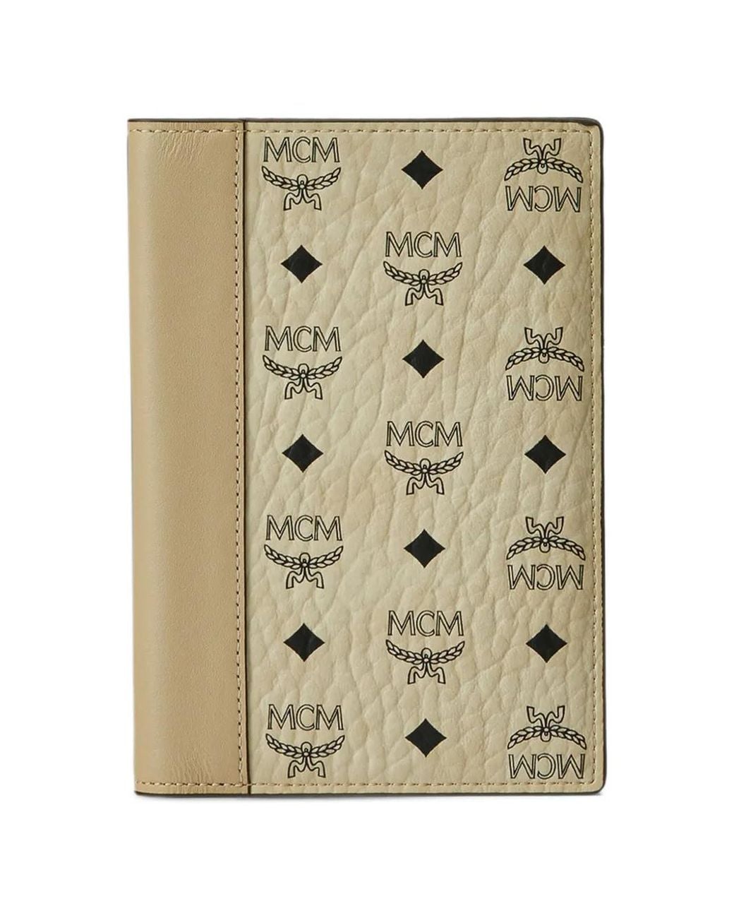 MCM Metallic Ottomar Visetos Passport Holder
