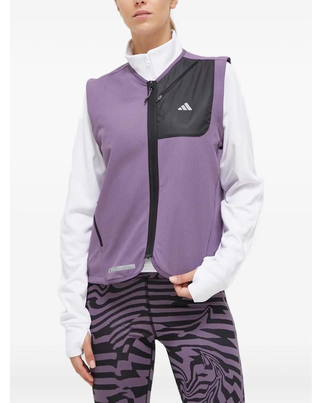 Adidas Purple Zip-Up Jacket