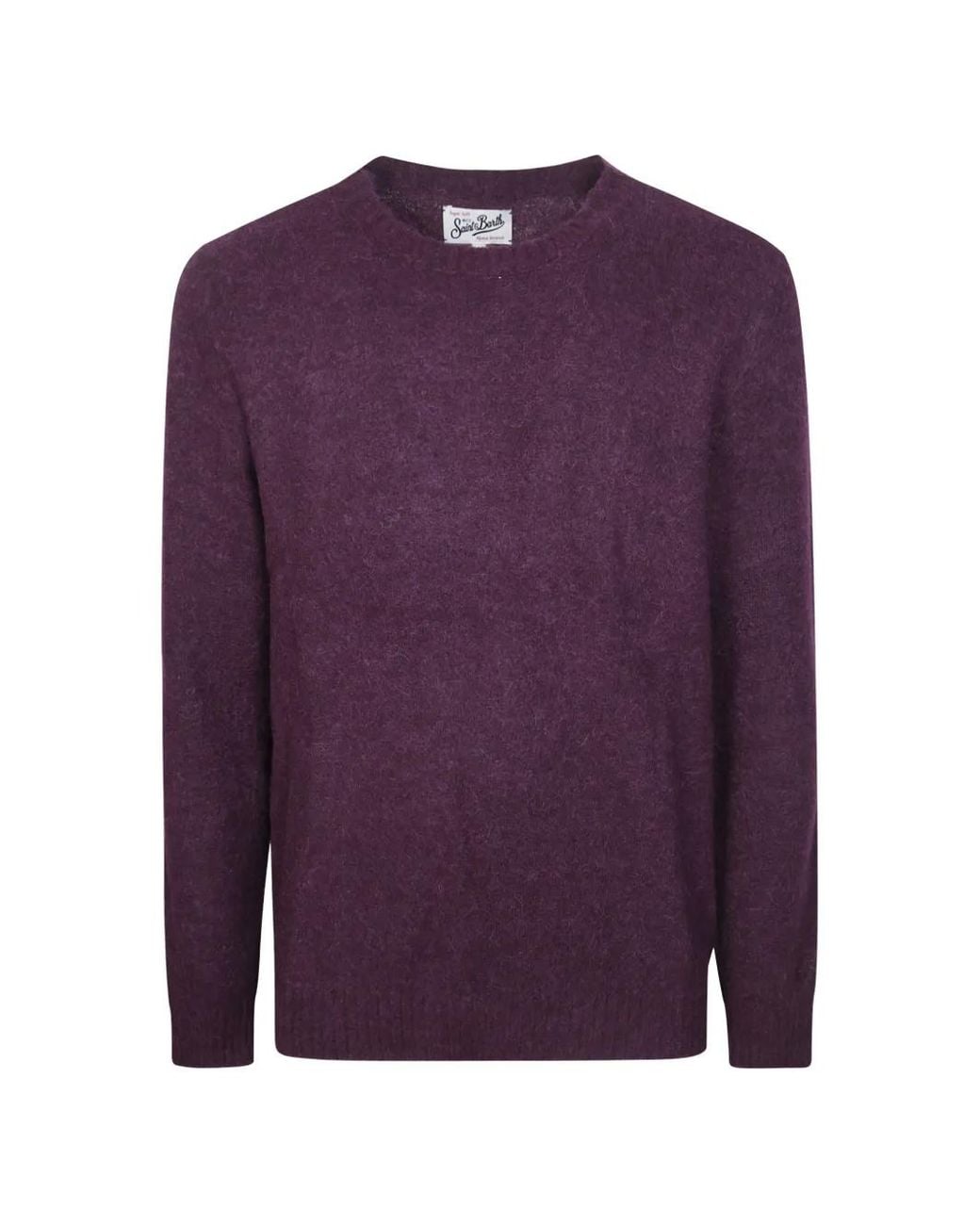 Mc2 Saint Barth Purple Regent Crew-Neck Sweater for men