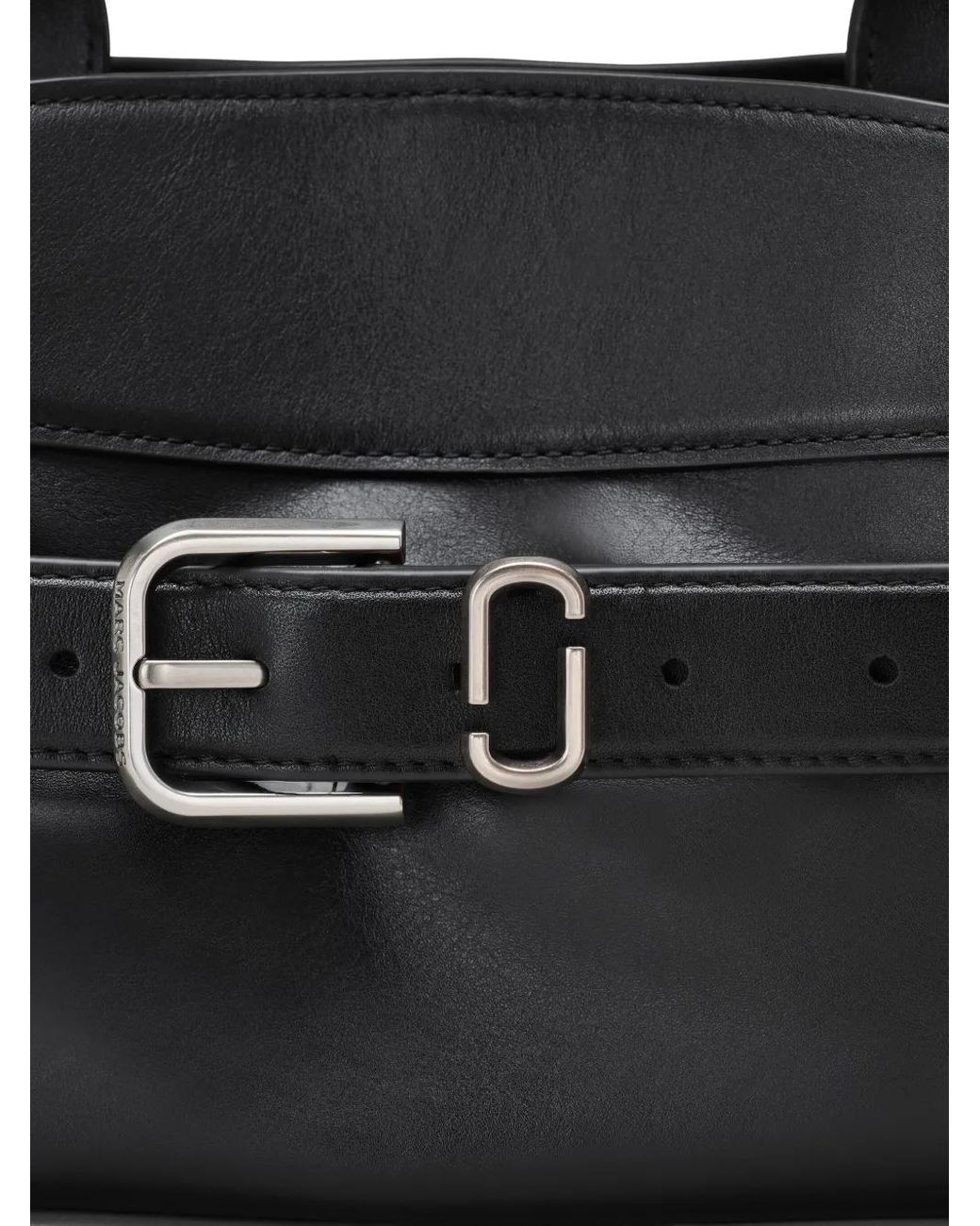 Marc Jacobs Black Mini Leather Top Handle Satchel