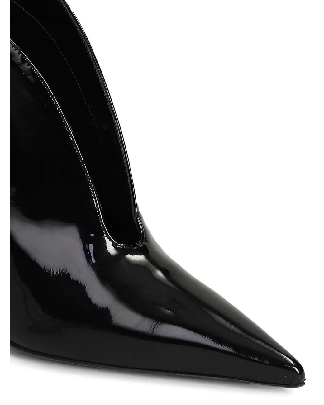 Roberto Festa Black Adele Patent-Finish Ankle Boots