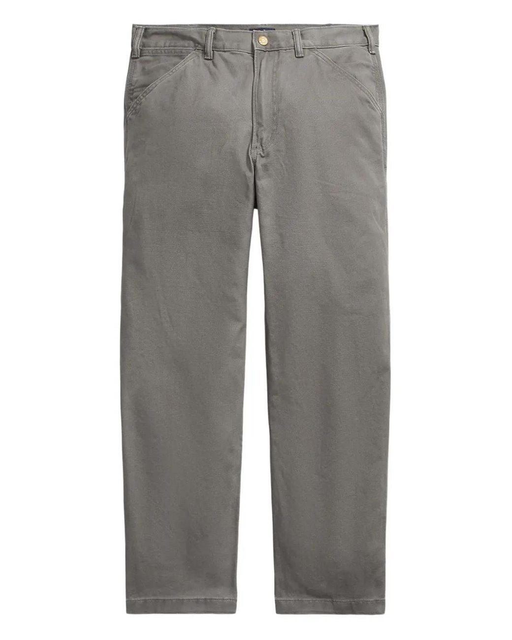 Polo Ralph Lauren Gray Jean Droit À Boutonnière for men