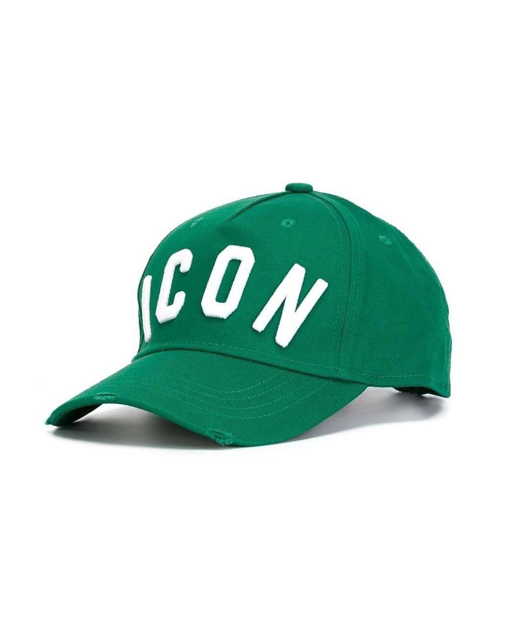 DSquared² Icon Embossed Baseball Cap in Green for Men | Lyst
