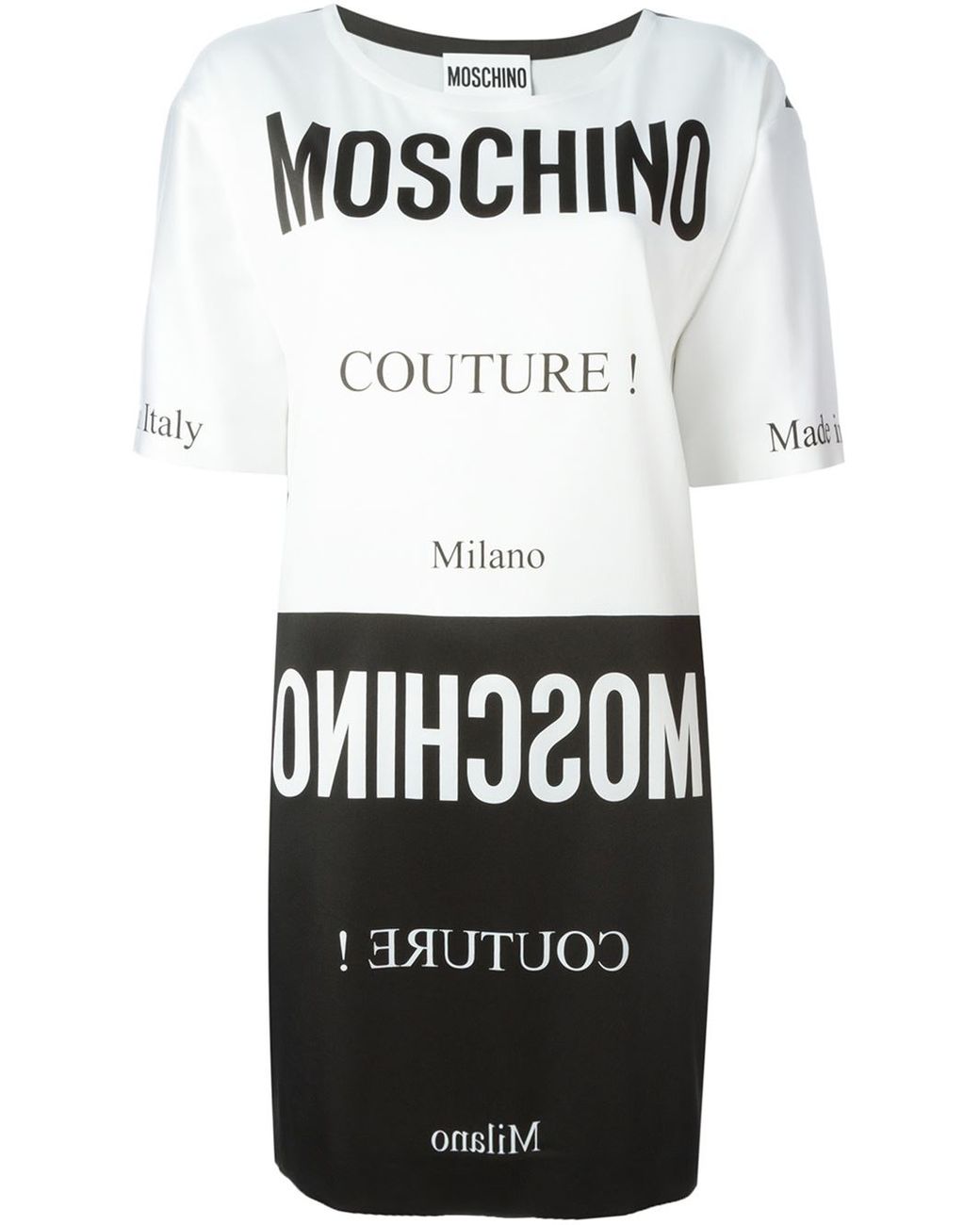 Moschino Logo Print T-shirt Dress in 
