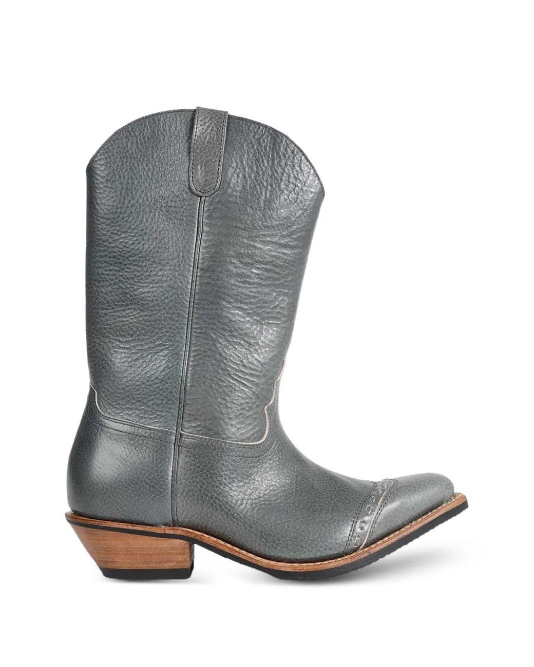 Our Legacy Gray Consultant Cowboy Boots for men