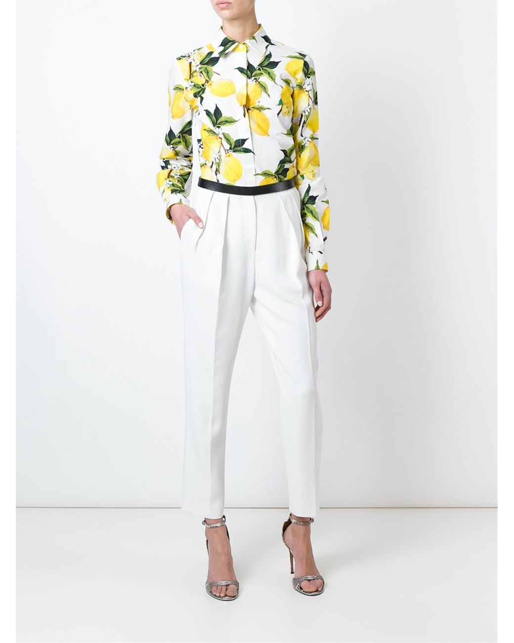 Dolce and shop gabbana lemon shirt