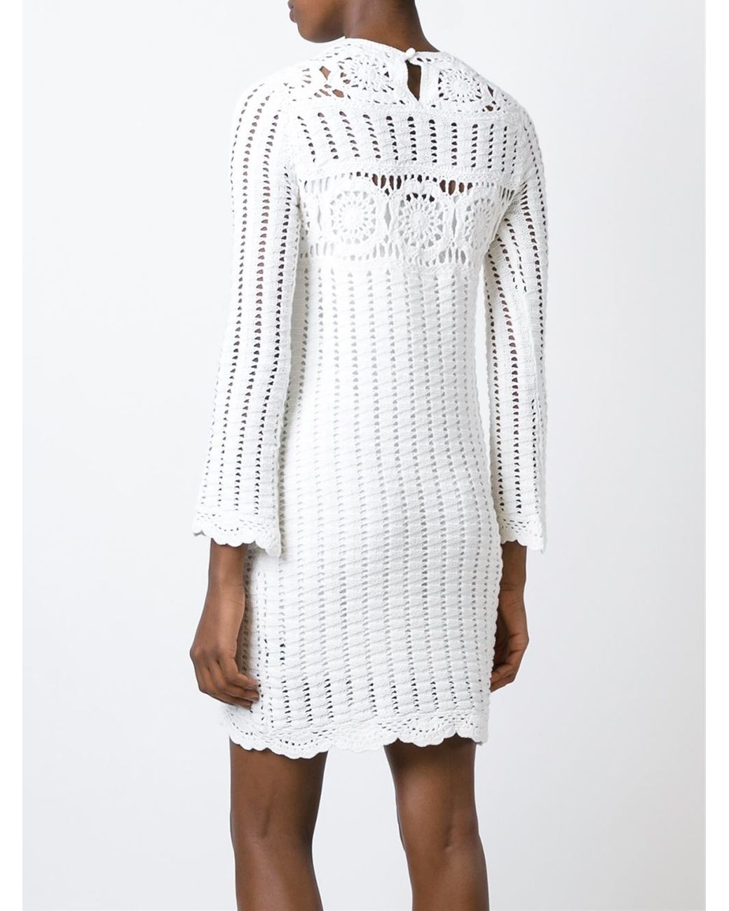 Étoile Isabel Marant Harriet Crochet Dress in White | Lyst