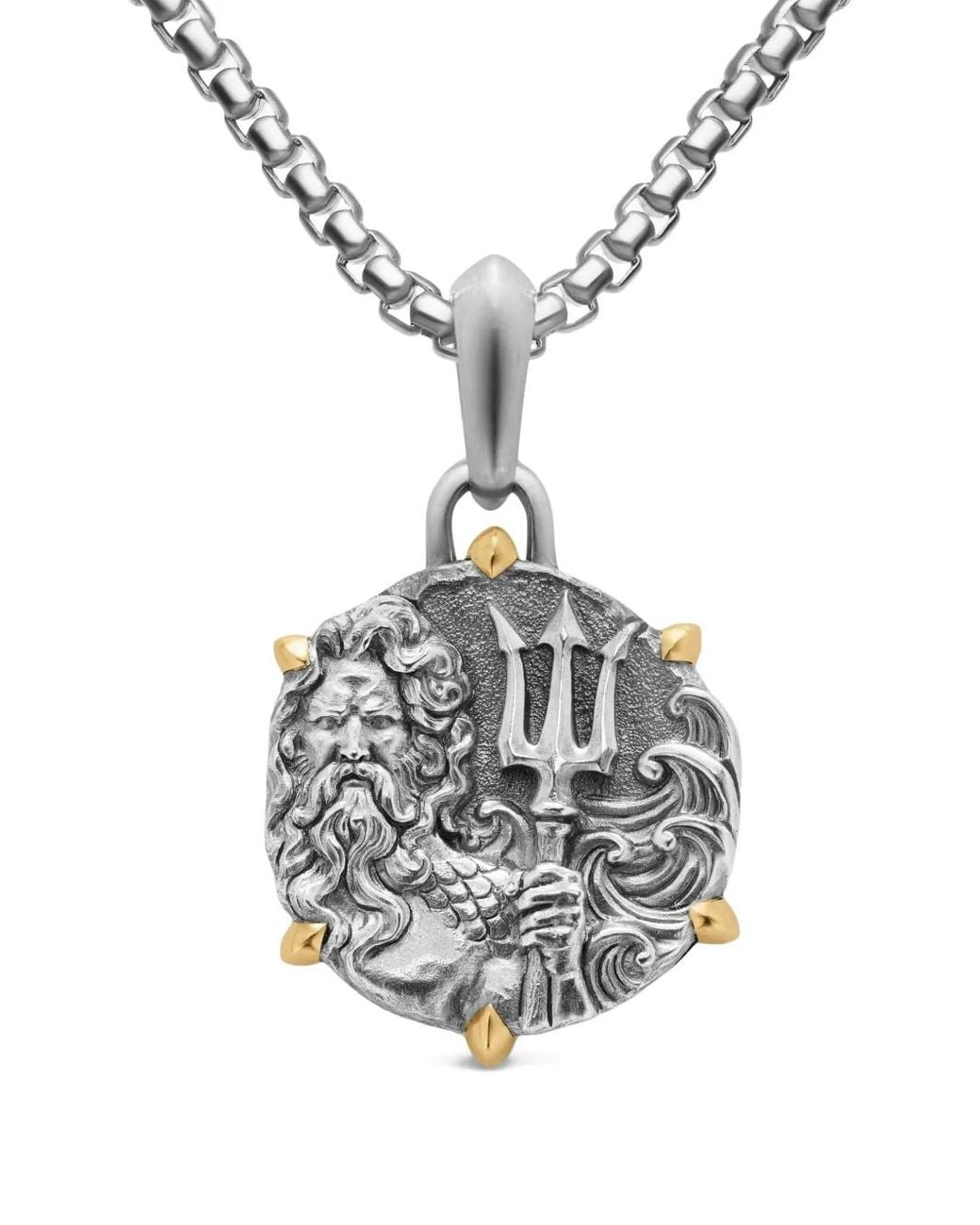 David Yurman Metallic Poseidon Amulet for men