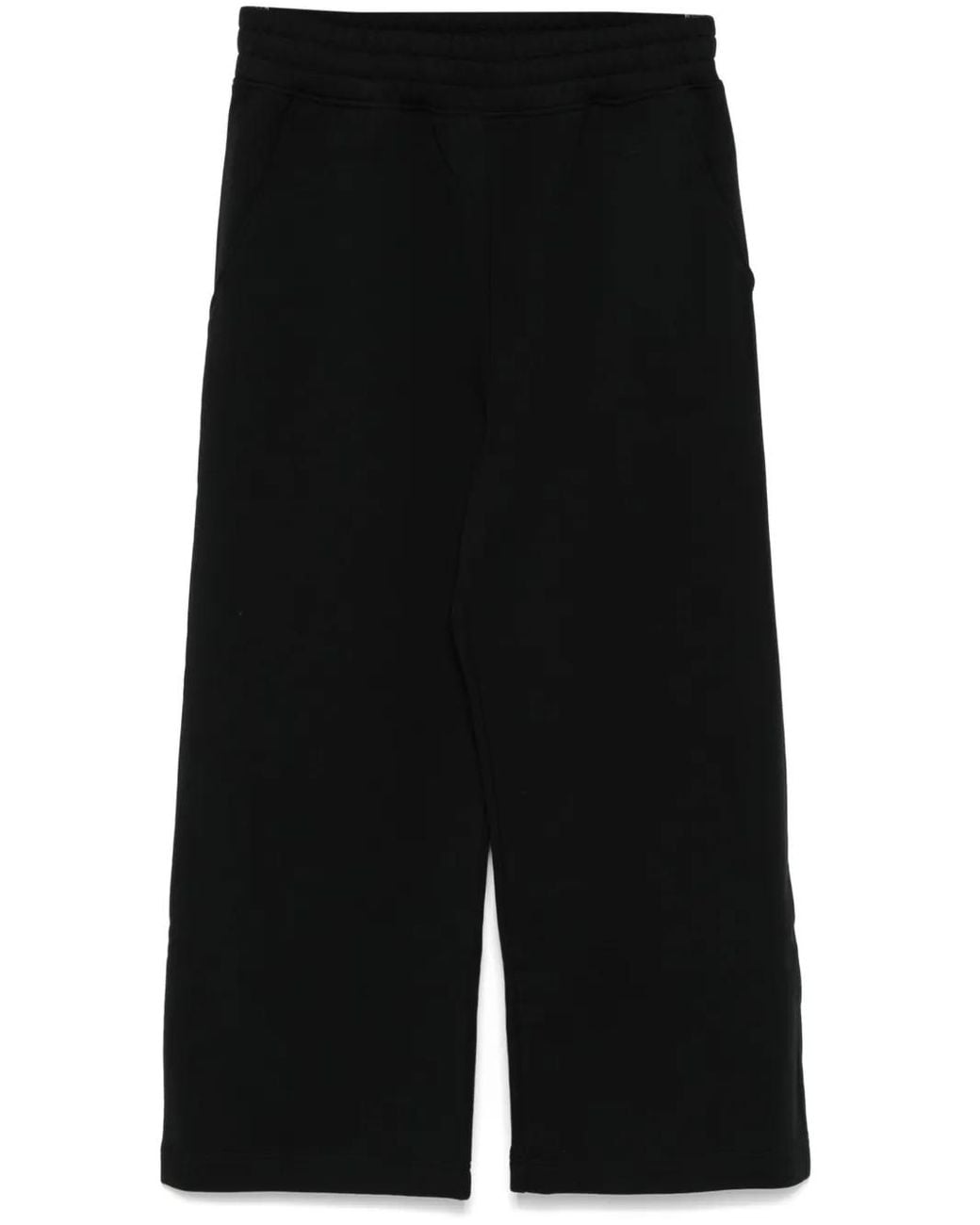 Moschino Black Logo-Raised Sweatpants
