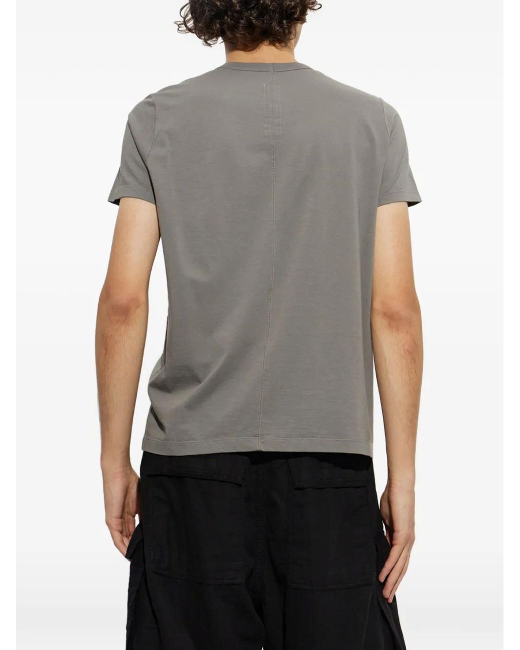 Rick Owens Gray Tower Short Level T-Shirt for men
