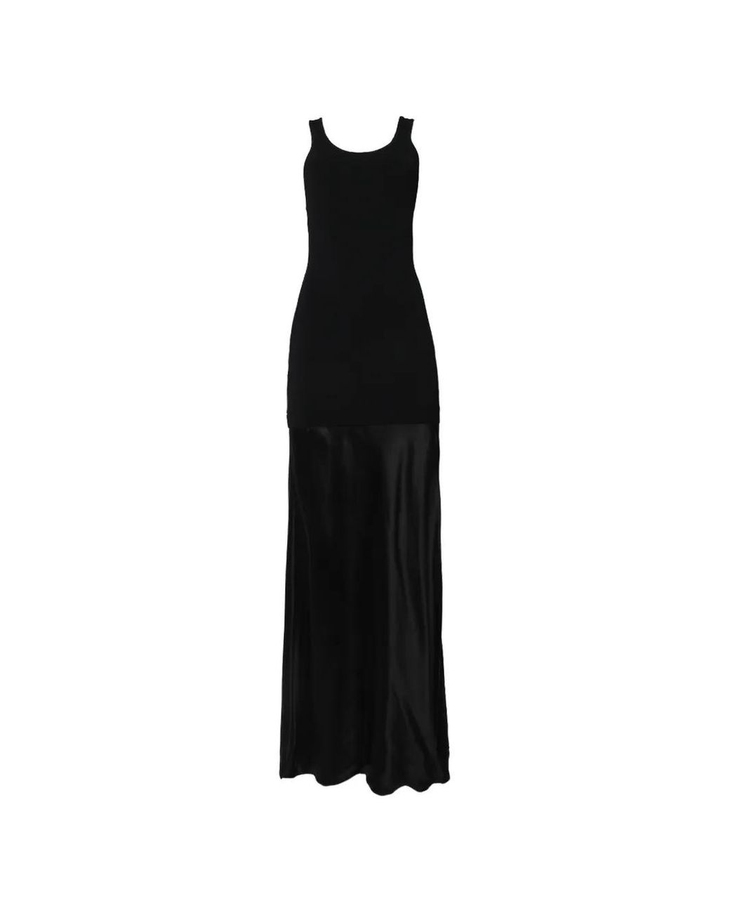Christopher Esber Black Robbie Tank Monument Maxi Dress